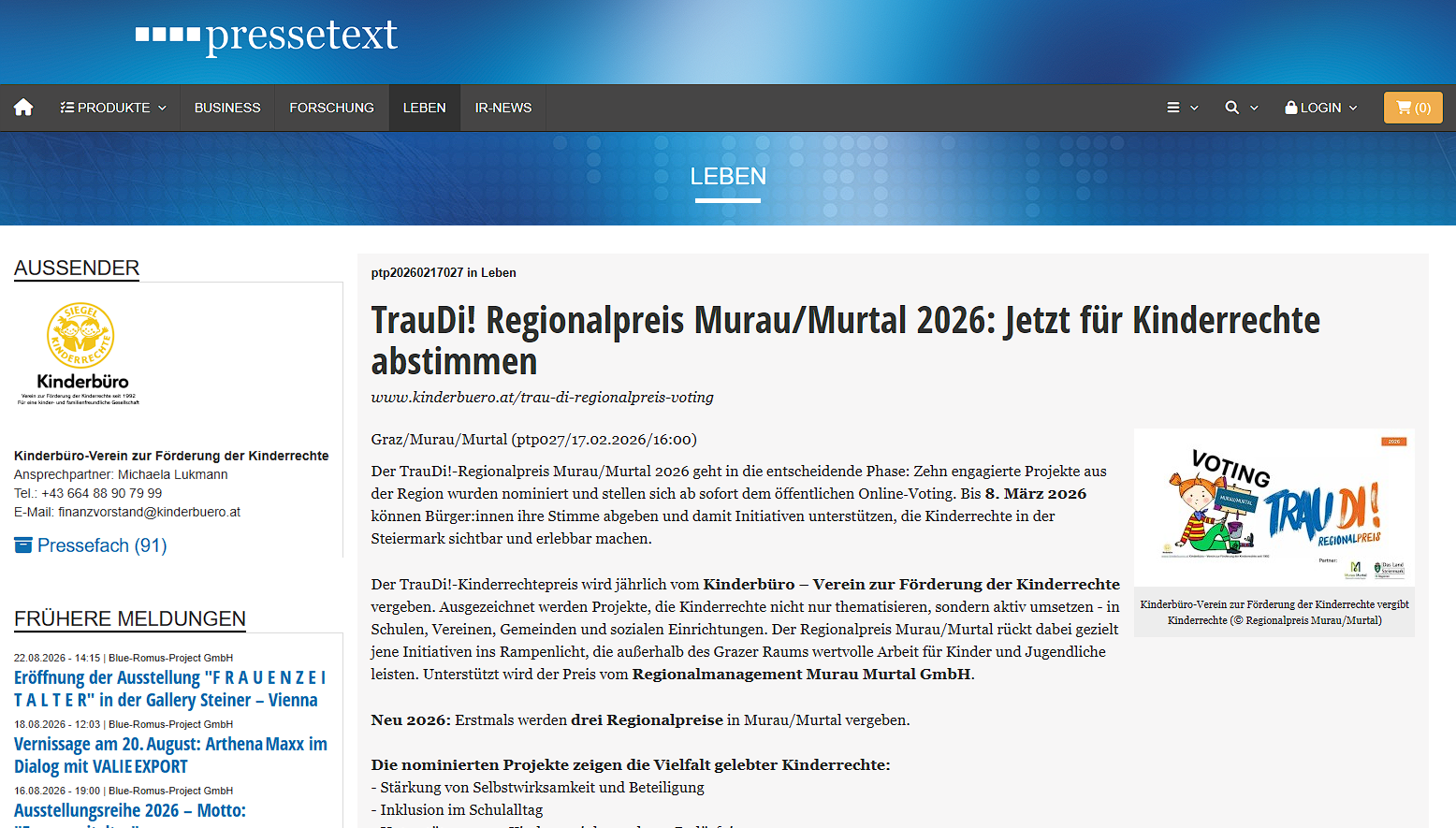 https://www.pressetext.com/news/kinderbuero-fordert-entschlossene-massnahmen-gegen-kinderarmut.html